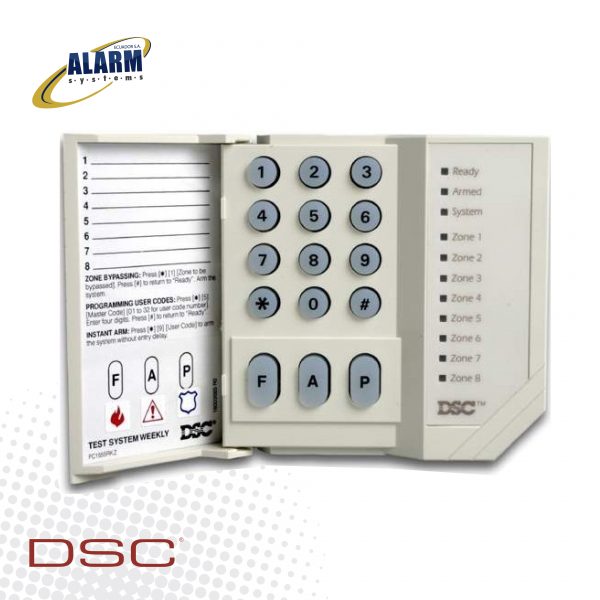 Teclado del sistema de seguridad LED
