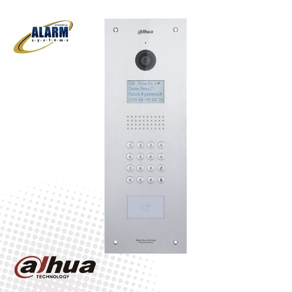 Panel exterior para video portero IP de edificios