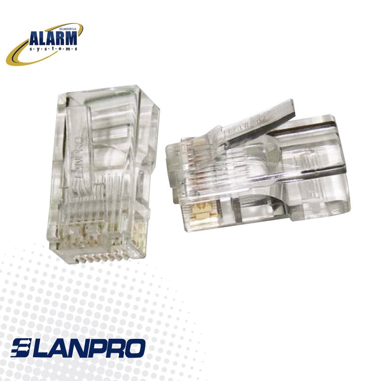 Plugs modulares Categorías 6, 5e, 3 y telefonía Alarmsystems Ecuador