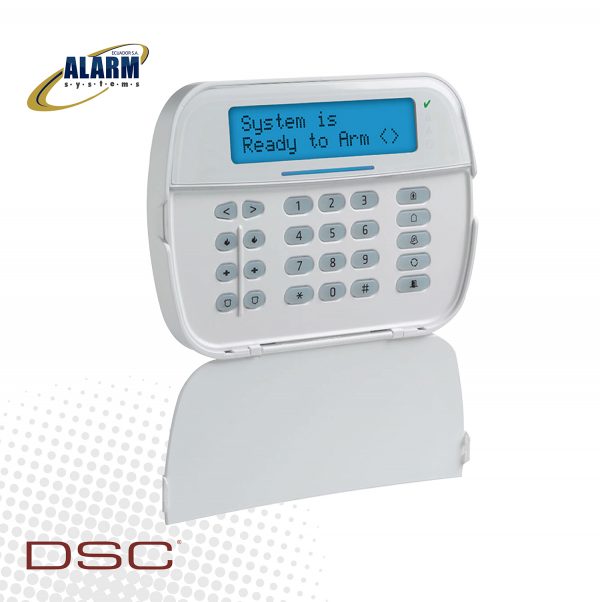 Teclado de seguridad cableado LCD de mensaje completo